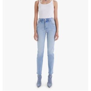 MOTHER HIGH WAISTED HIKER HOVER, SIZE 34 (wash is inner space)